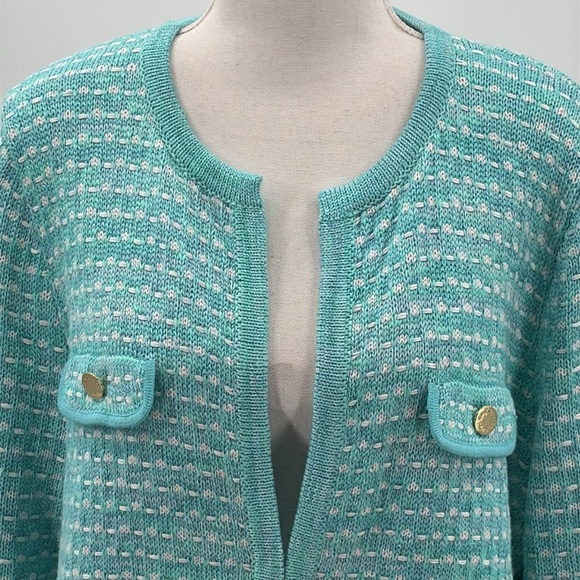 Lilly Pulitzer Kienna Cardigan Sweater - Size Large (measured) - Picture 4 of 10